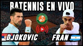 🛑 Novak Djokovic vs Fran Cerúndolo - Roland Garros Round 16 - Reaccion en vivo