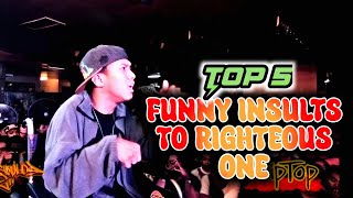 TOP 5 FUNNY INSULTS TO THE RIGHTEOUS ONE😂😂 #fliptopbattles