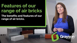 Features of our range of air bricks