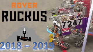 FTC Rover Ruckus Full Robot Overview