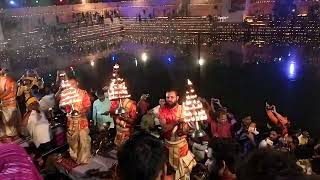 very incredible Ganga Aarti in Bijethua mahaviran by varansi Pujari