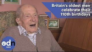 Britain’s oldest men celebrate their 110th birthdays