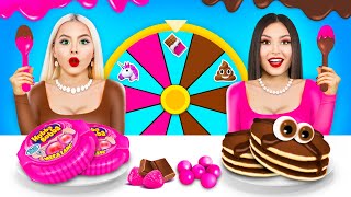 Bubble Gum VS Chocolate Food Challenge! | Big, Medium and Small Sweet Battle by RATATA BRILLIANT