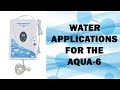 Water Applications for the Aqua-6 Ozone Generator