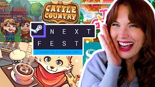 STEAM NEXT FEST BEGINS! First Look at Tailside, Tiny Garden, Cattle Country...