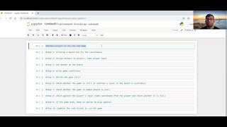 Python Project 1: Tic-Tac-Toe Game: Step 10: Combine All the Steps to Run the Game