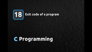 C Programming Language - Exit code of a program