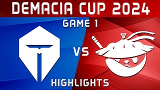 TES vs AL Game 1 Highlights | Demacia Cup Finals 2024 | Top Esports vs Anyone's Legend by Onivia