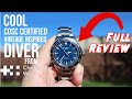 Christopher Ward C65 Dartmouth Blue | Full Review | Great Vintage Inspired Diver (COSC Certified!)