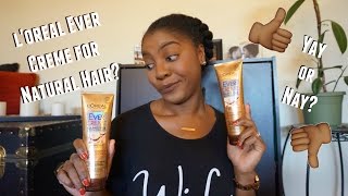 L'Oreal Ever Creme Shampoo \u0026 Conditioner Review on Natural Hair