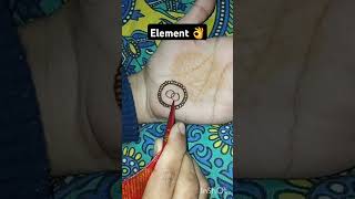 Mehndi element #ytshorts #art #mehndishots #element