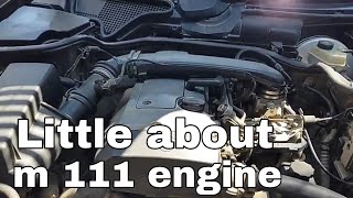 Little about the m 111 engine