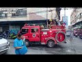 10 70 2nd alarm firetrucks responding to 3rd avenue caloocan city