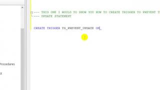 how to create trigger in sql to protected update in sql server