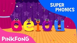 The Vowel Family | Super Phonics | Pinkfong Songs for Children