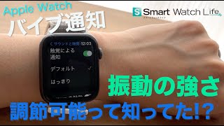 Apple Watchのバイブ通知、振動の強さを調節可能って知ってた？【Apple Watch小ワザ】