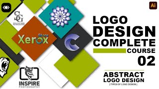 CLASS 2 - Logo Design Course in Hindi - ABSTRACT Logo Design  | Logo Design in Illustrator