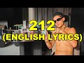 Chefin - 212 [ENGLISH LYRICS]