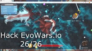 EVOWARS - HOW TO HACK EVOWARS.IO LEVEL UP 26/26 BY THE BROWSER!!