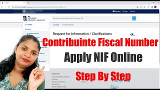 How to NIF Apply Online In Portugal 🇵🇹| Full Video Step By Step| Without Confusion|