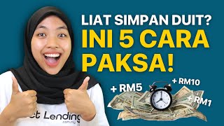 5 Cara PAKSA Simpan Duit untuk yang Susah Menyimpan