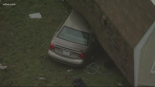 Severe storms hit North Texas Wednesday morning