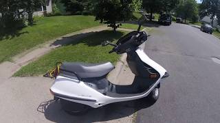 1987 Honda Elite 150cc REVIEW