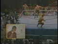 Paul Orndorff tries to call Hulk Hogan during a British Bulldogs match - 6/28/1986 - WWF