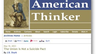 1 question WITH J.B. Shurk – writer for the American Thinker and Federalist