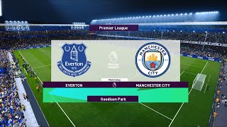 Everton vs Manchester City | Goodison Park | 2021-22 Premier League | PES 2021