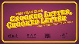 Tom Franklin “Crooked Letter, Crooked Letter” – Online Reading Tour 2023