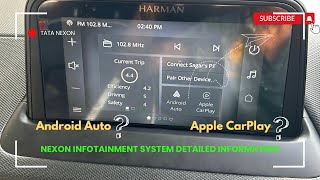 Nexon Infotainment System Details | Android Auto | Apple CarPlay