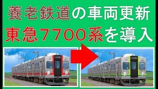 50年前の車両を更に30年間使う計画とした養老鉄道の東急電鉄7700系導入