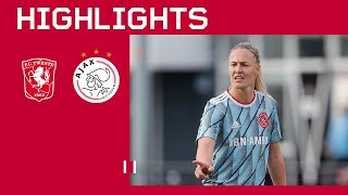 Highlights | FC Twente - Ajax Vrouwen | Vrouwen Eredivisie