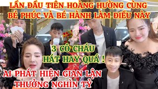 LẦN ĐẦU TIÊN HOÀNG HƯỜNG CÙNG BÉ PHÚC VÀ BÉ HÀNH LÀM ĐIỀU NÀY, AI PHÁT HIỆN GIAN LẬN THƯỞNG NGHÌN TỶ