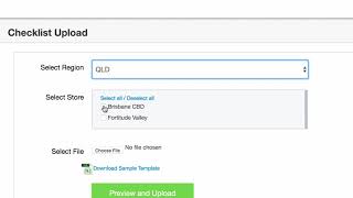 SFZ How to Import a Checklist