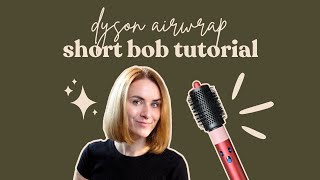 Dyson Airwrap Short Hair | Bouncy Bob Tutorial