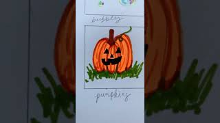 How To Draw PUMPKINS 🎃 with Ohuhu markers