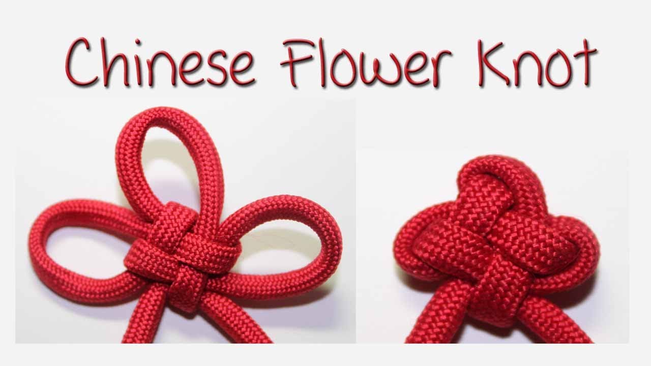 Tutorial: Chinese Flower Knot (3 Petal Version) - YouTube