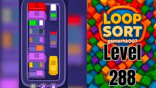 Loop Sort Level 288 Walkthrough Solution