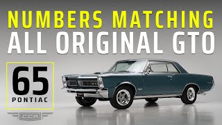 1965 Pontiac GTO | All ORIGINAL NUMBERS MATCHING | 389 V8 4 Speed Manual