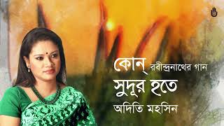 Kon sudur hote  কোন্‌ সুদূর হতে  I  Adity Mohsin  I  Rabindra Sangeet