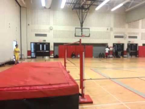 Week 2 of high jump practice Week 2 of high jump practice