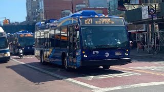 Q27 bus announcements to Flushing-Main St (Vianova screen)