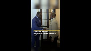 Gabon’s 'freed' deposed president Ali Bongo seen meeting UN official | AJ #shorts