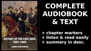 History of the Civil War, 1861–1865 (1/2) 🎧 By James Ford Rhodes. FULL Audiobook