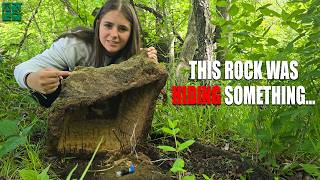 This Geocache was INSIDE of a ROCK!?