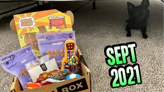 BARKBOX SEPTEMBER 2021 UNBOXING | PEACE \u0026 FLUFF THEME | DOG SUBSCRIPTION BOX