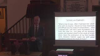 Great Christian Composers lecture #2 -  Heinrich Schütz | John Petley