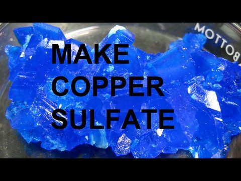 Make Copper Sulfate from Copper and Sulfuric acid (3 ways) Make Copper Sulfate from Copper and Sulfuric acid (3 ways)